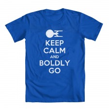 Keep Calm Boldly Go Girls'
